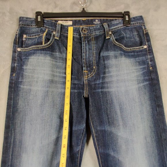 AG Adriano Goldschmied Jeans Men 36 Blue Hero Relaxed Straight Denim Pants 36x34 - Picture 5 of 9